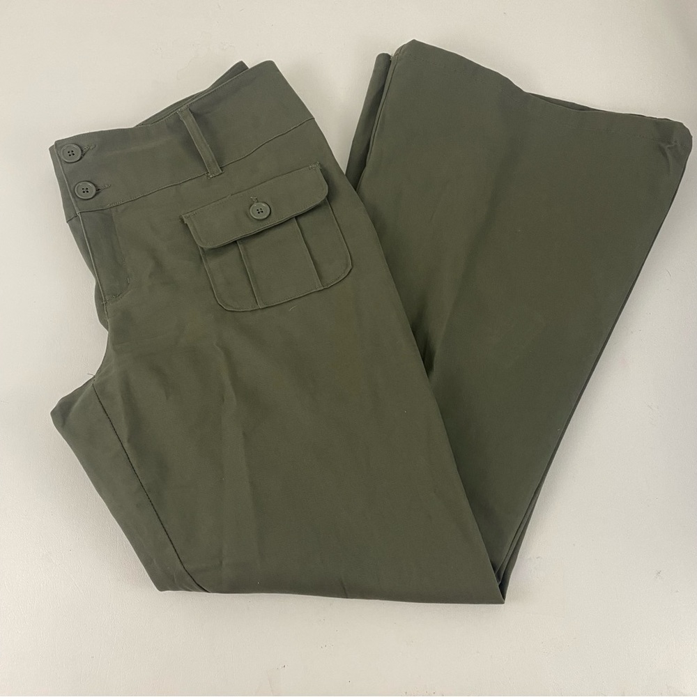 NWOT Wild Fable Green Flare Jeans